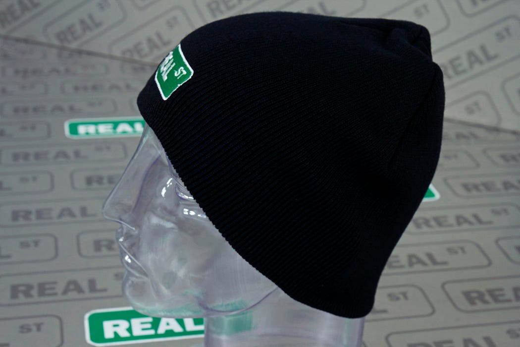 Шапка RSP Cold Weather Gear Beanie - Black w/ Green & White Logo Beanie