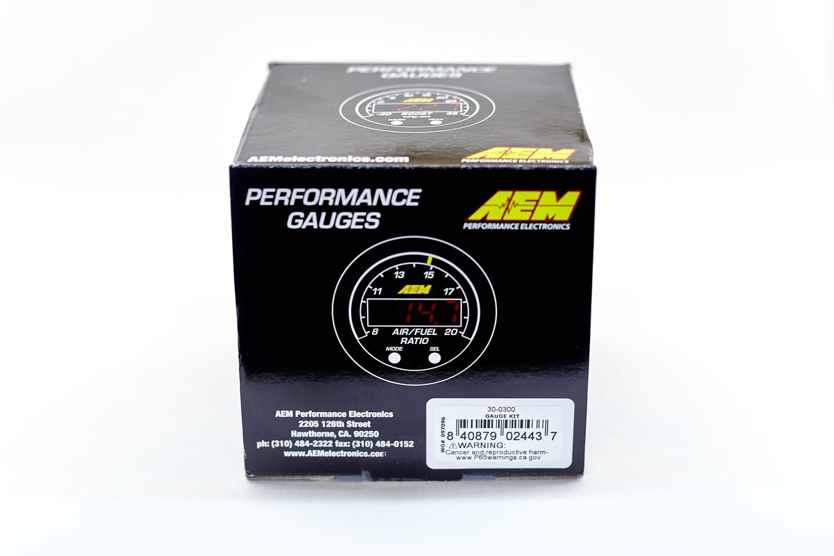ШЛЗ AEM X-Series Wideband Air Fuel Sensor Controller Gauge A/F AF Ratio
