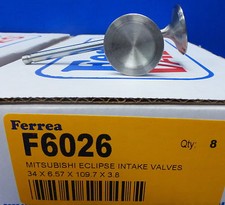 Клапан впускной Ferrea 6000 Series Competition Intake Valve 34mm STD 4G63T DSM 1G 2G Evo 1-9 VIII IX