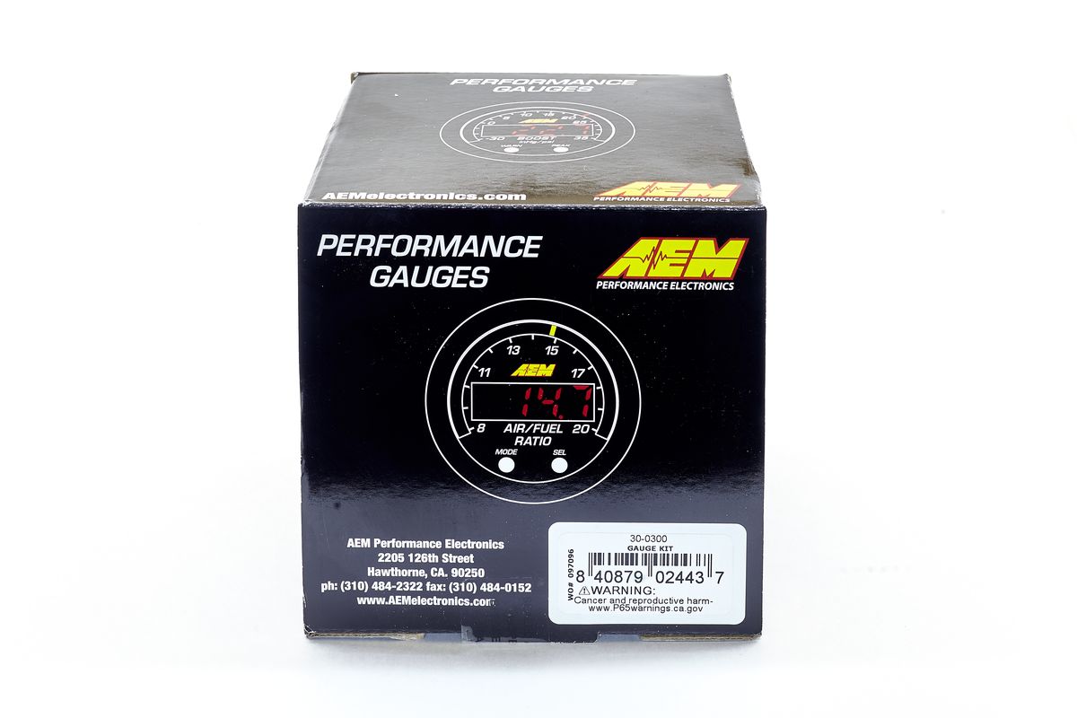 ШЛЗ AEM X-Series Wideband Air Fuel Sensor Controller Gauge A/F AF Ratio