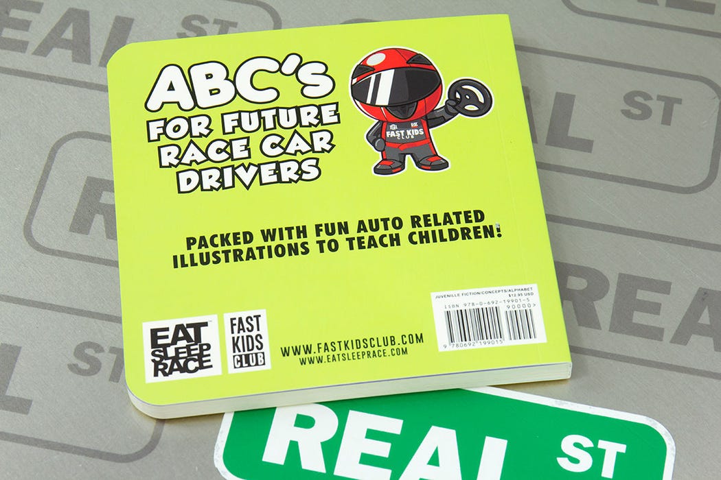 Книга Eat Sleep Race ABC Book for Future Race Car Drivers