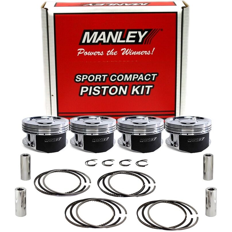 Купить Комплект поршней Manley Turbo Tuff Extreme Duty Forged Pistons WRX STi EJ257 De-Stroke Long Rod 100mm -10 cc 8.8:1