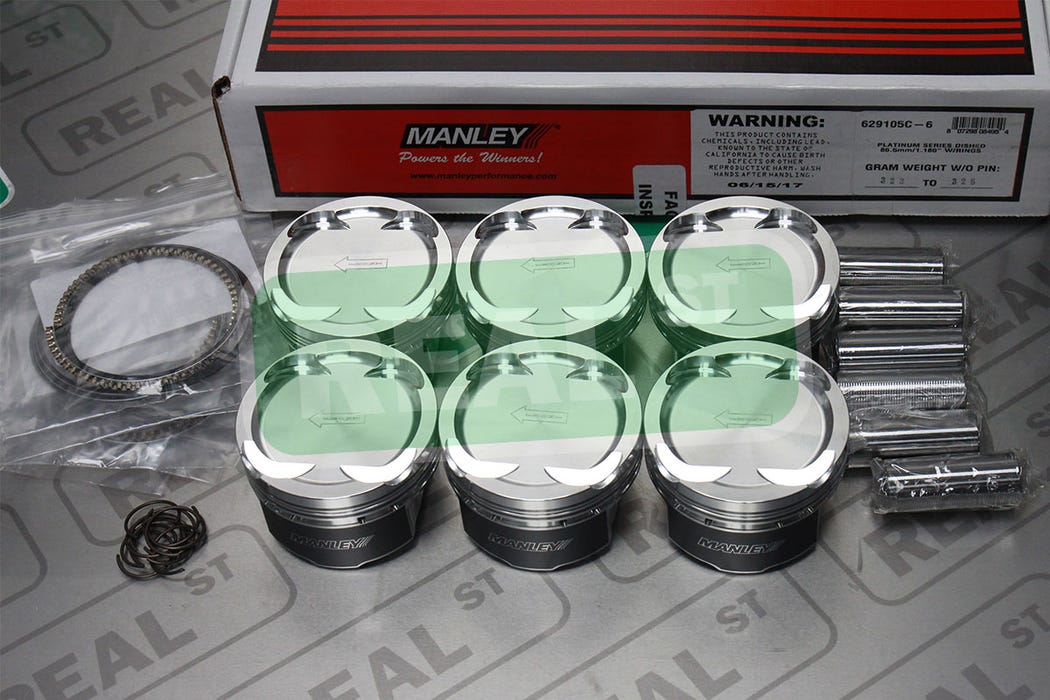 Купить Комплект поршней Manley 86.5mm 9.0:1 94mm Stroker Forged Pistons Toyota 2JZ-GTE 2JZ-GE