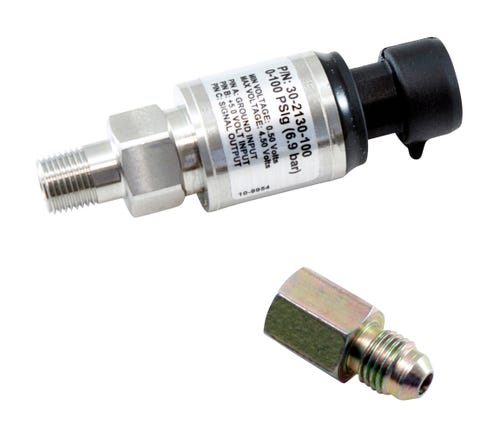 Купить Датчик давления AEM 100 PSIg Fluid Pressure Stainless Sensor Kit 1/8NPT -4 (30-2130-100)