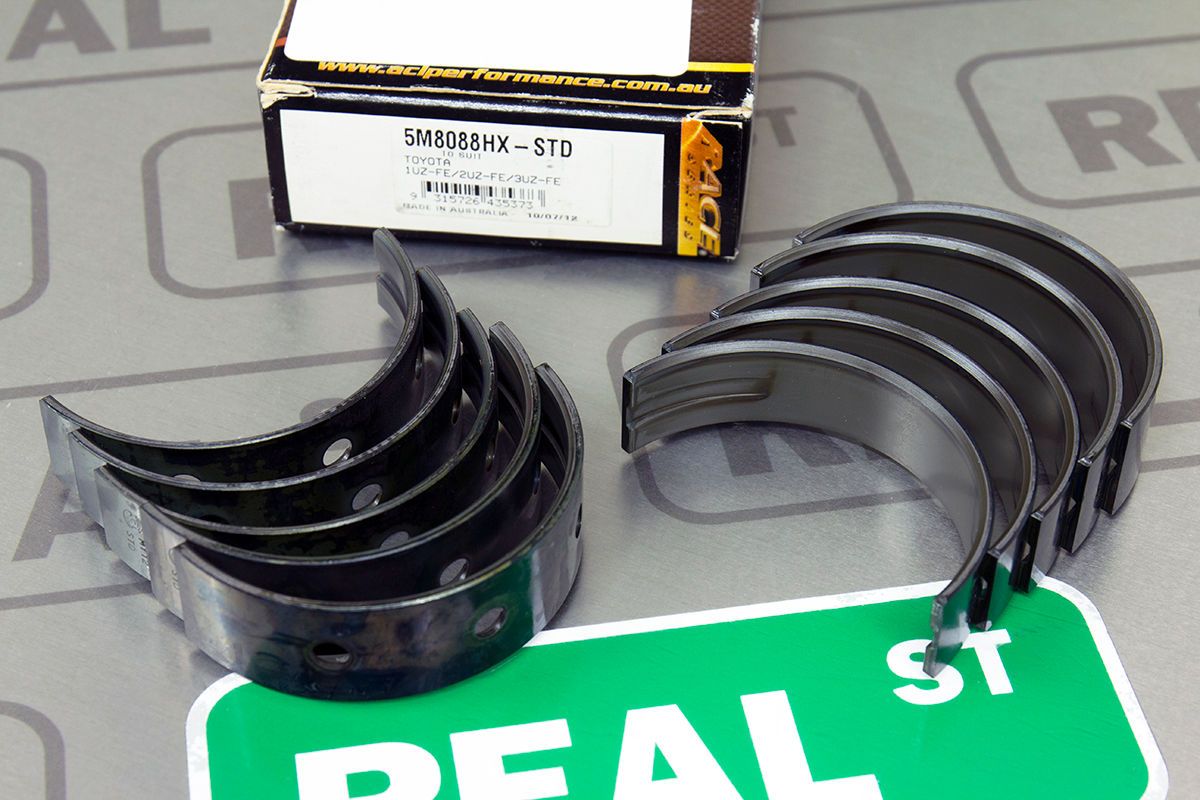 Купить Вкладыши коренные ACL Race Main Bearings HX Extra Oil 1UZFE 2UZFE 3UZFE Toyota Lexus 5M8088HX-STD