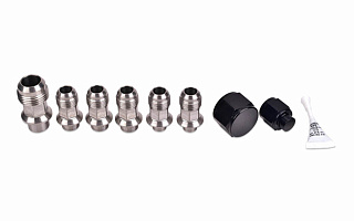 Комплект фитингов IAG Stainless Steel AN Breather Fitting Set for 2004-21 Subaru STI, 05-14 WRX, 04-13 FXT, 05-09 LGT
