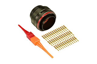 Разъём Deutsch Autosport AS620-41PN 41 Way Plug Pin N Key Red