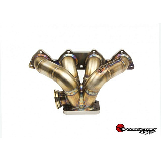 Выпускной коллектор SpeedFactory Stainless Steel Turbo Manifold Mini Ram Style B Series T3 Flange with 38-40mm 2 Bolt WG