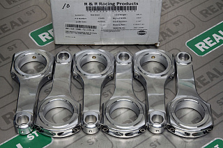 Комплект шатунов Real Street Gen 2 2,100HP Solid Beam Aluminum Connecting Rods L19 by R&amp;R Toyota Supra 2JZ-GTE 2JZ-GE