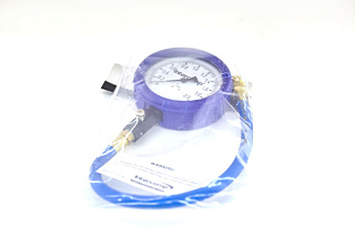 Манометр 4" Ultra Deluxe Glow-in-the-Dark Air Pressure Gauge, 0-2 Bar