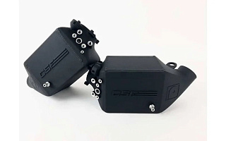 Интеркулер CSF Charge Air to Water Intercooler Set Crinkle Black BMW M5 F10 13-16 M6 F06 F1X 12-18 S63B44