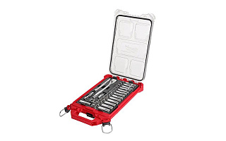 Набор торцевых головок Milwaukee 32-Piece Ratchet and Socket Sets with PACKOUT Organizer