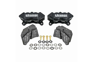 Тормозные колодки Strange ,4 pist (B5042) carbon caliper kit w/ slotted pads- pr