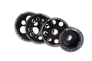 Комплект шкивов Titan Motorsports 4 Piece Black Edition Billet Aluminum Pulley Set w/ Idler for 2JZ/1JZ
