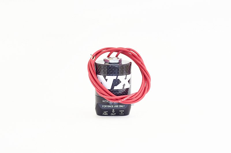 Соленоид системы впрыска закиси азота Nitrous Express Lightning Gasoline Fuel Solenoid Stage 6 (.187 Orifice)