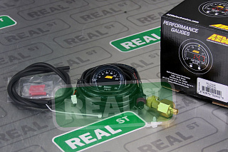 Манометр AEM X Series Boost Pressure Gauge -30in/Hg~35PSI / -1~2.5 Bar Black Bezel Black Faceplate 30-0306